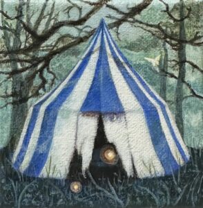 屋敷妙子の油彩画「スウィートホーム」2026
