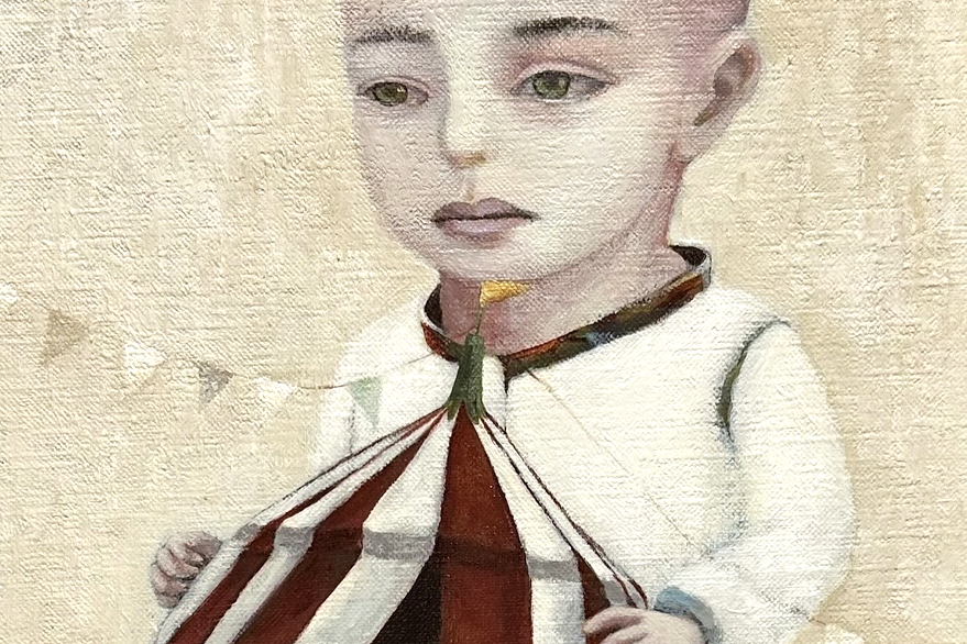 屋敷妙子の油彩画「ある記憶」2026