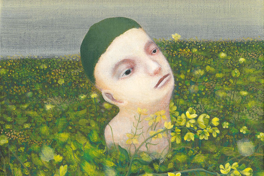 屋敷妙子の油彩画「カシワザキ」2011