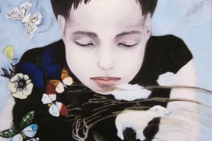 屋敷妙子の油彩画「きっとまだ終わらない」2018